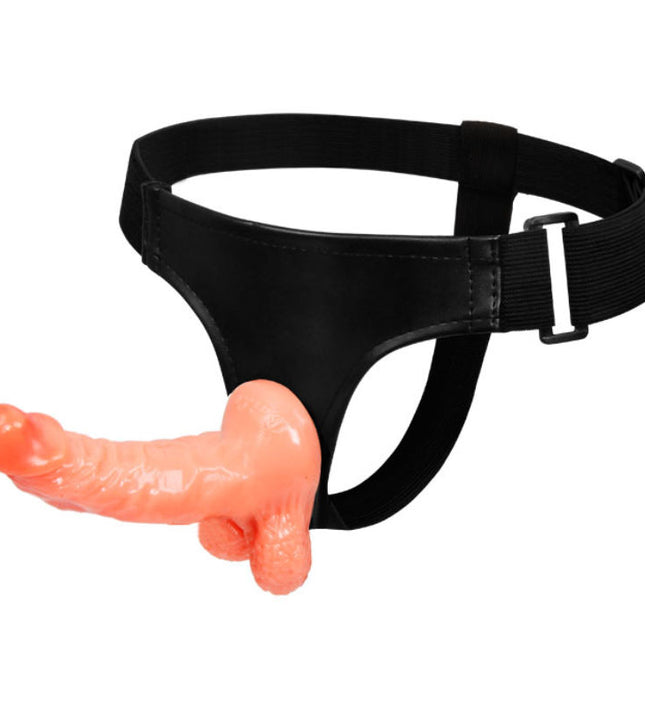 BAILE - HARNESS WITH REALISTIC PENIS AND ULTRA PASSIONATE ADJUSTABLE PANTIES 15.5 CM