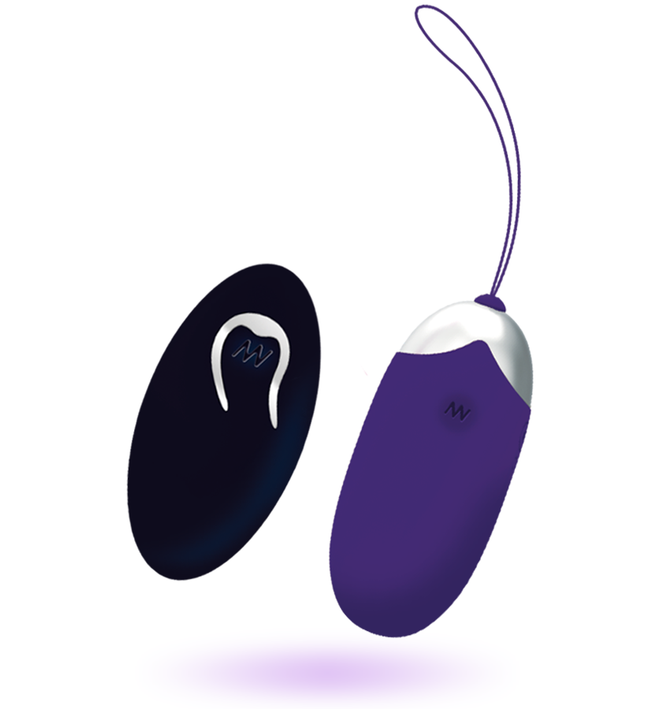 INTENSE - FLIPPY II VIBRATING EGG WITH REMOTE CONTROL PURPLE