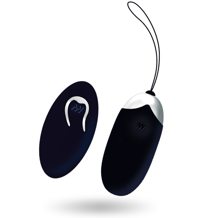 INTENSE - FLIPPY II VIBRATING EGG WITH REMOTE CONTROL BLACK