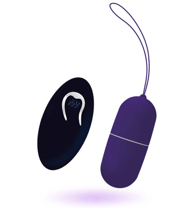 INTENSE - FLIPPY I VIBRATING EGG WITH REMOTE CONTROL PURPLE