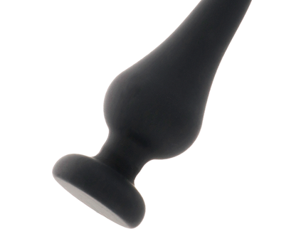 INTENSE - ANAL PLUG PIPO M BLACK SILICONE 11 CM