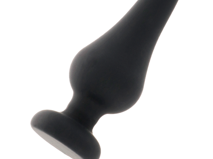 INTENSE - ANAL PLUG PIPO L BLACK SILICONE 13 CM