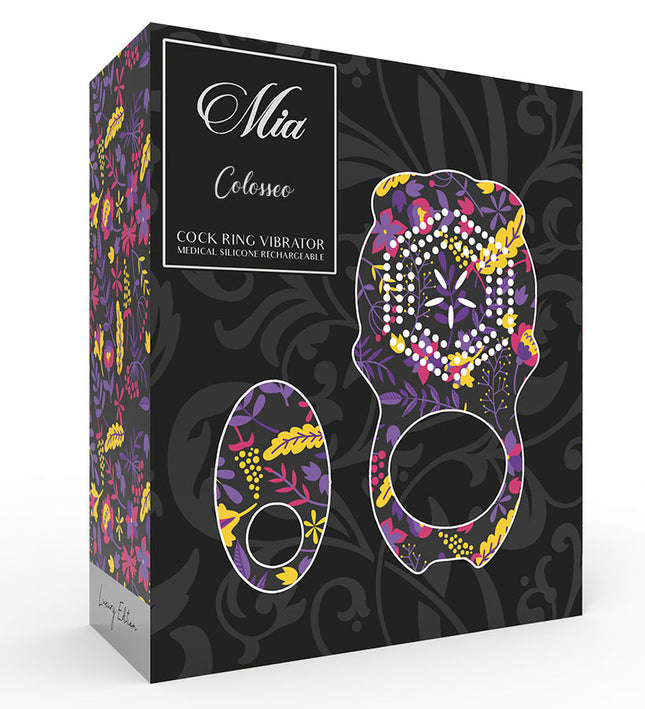 MIA  - COLOSSEO COCK RING REMOTE CONTROL BLACK