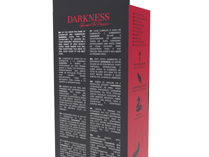 DARKNESS - SILVER ANAL PLUG 8 CM WITH BLACK TAIL