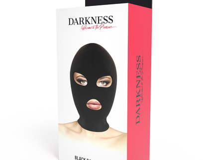 DARKNESS - BDSM SUBMISSION MASK MOUTH AND EYES BLACK