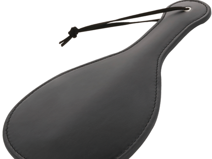 DARKNESS - ROUNDED BLACK FETISH PADDLE