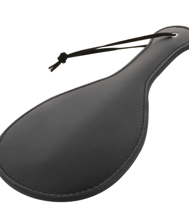 DARKNESS - ROUNDED BLACK FETISH PADDLE