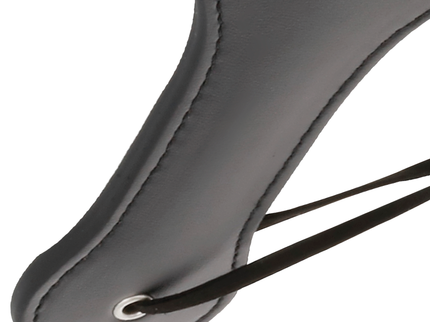 DARKNESS - ROUNDED BLACK FETISH PADDLE