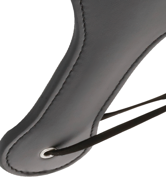 DARKNESS - ROUNDED BLACK FETISH PADDLE