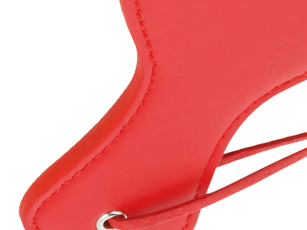DARKNESS - RED ROUNDED FETISH PADDLE