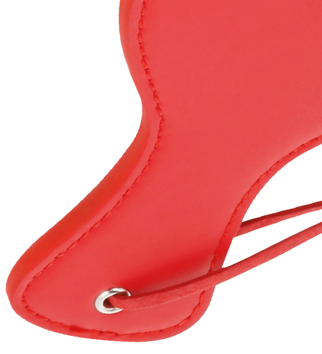 DARKNESS - RED ROUNDED FETISH PADDLE