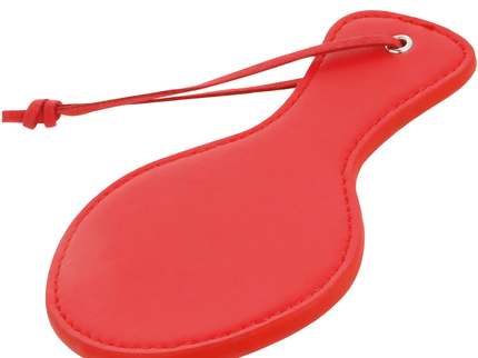DARKNESS - RED ROUNDED FETISH PADDLE