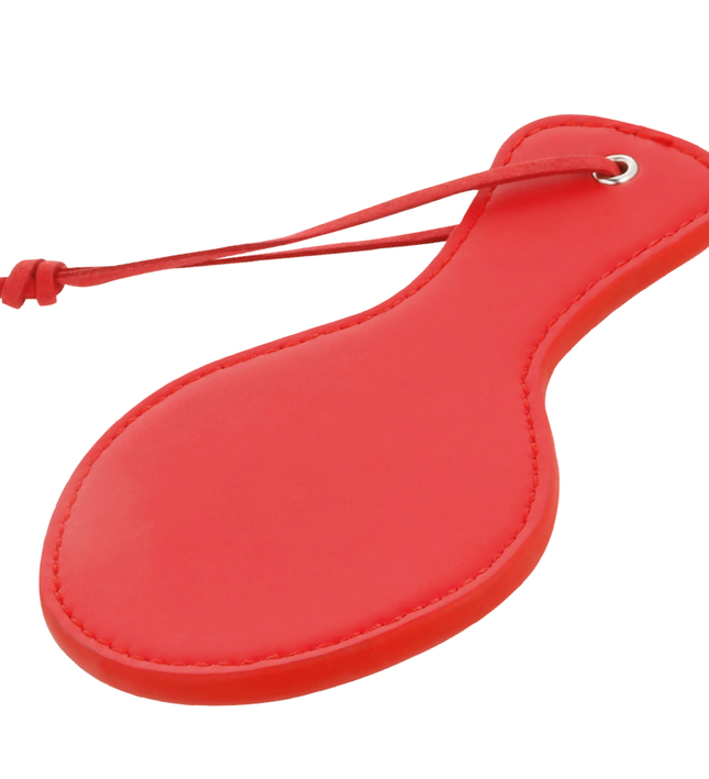 DARKNESS - RED ROUNDED FETISH PADDLE