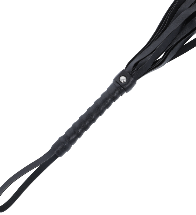 DARKNESS - BLACK BONDAGE WHIP 45 CM