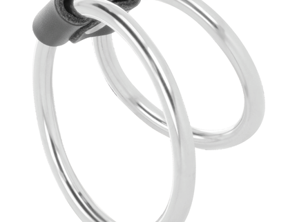 DARKNESS - DOUBLE METAL PENIS RING