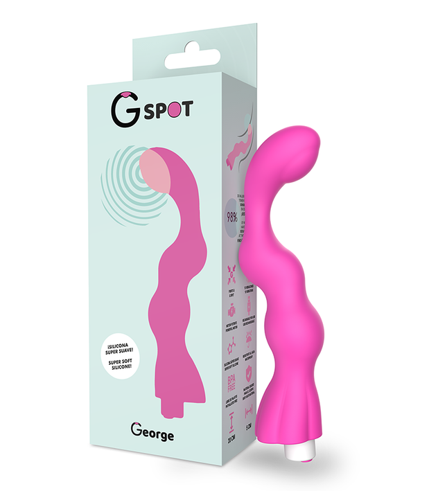 G-SPOT - GEORGE G-SPOT VIBRATOR GUM PINK