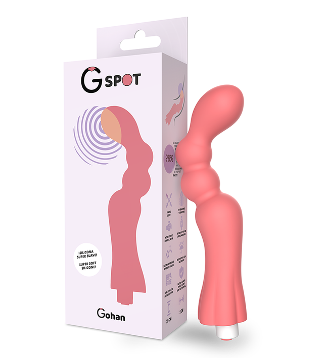 G-SPOT - GOHAH VIBRATOR LIGHT RED