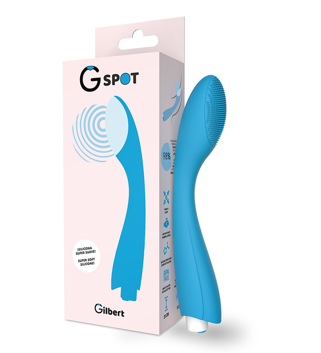 G-SPOT - GYLBERT TURQUOISE BLUE G-SPOT VIBRATOR