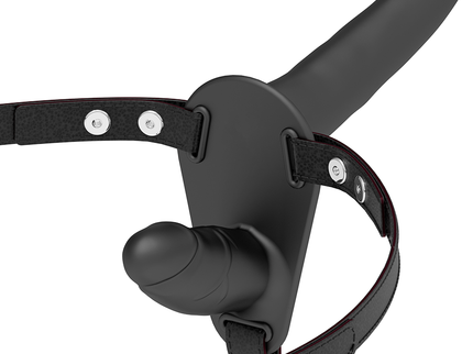 FETISH SUBMISSIVE HARNESS - BLACK DOUBLE PENETRATION