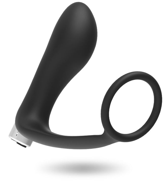 ADDICTED TOYS - PROSTATIC VIBRATOR RECHARGEABLE MODEL 1 - BLACK