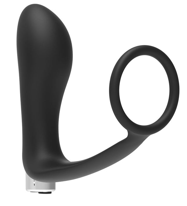 ADDICTED TOYS - PROSTATIC VIBRATOR RECHARGEABLE MODEL 1 - BLACK