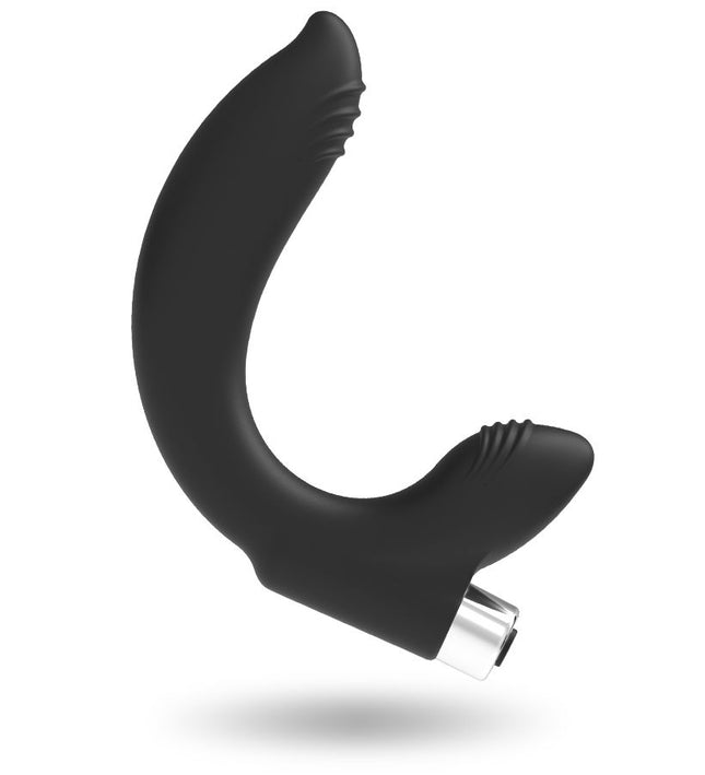ADDICTED TOYS - PROSTATIC VIBRATOR RECHARGEABLE MODEL 7 - BLACK