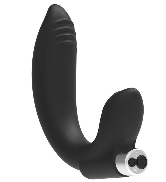 ADDICTED TOYS - PROSTATIC VIBRATOR RECHARGEABLE MODEL 7 - BLACK