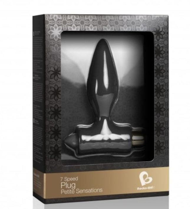 ROCKS-OFF - PETITE SENSATIONS ANAL PLUG FOR BEGINNERS - BLACK