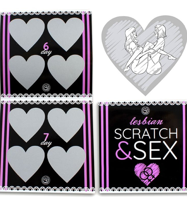 SECRETPLAY - SCRATCH & SEX GAME FOR COUPLES LESBIAN POSITIONS (ES/EN/FR/PT/DE)