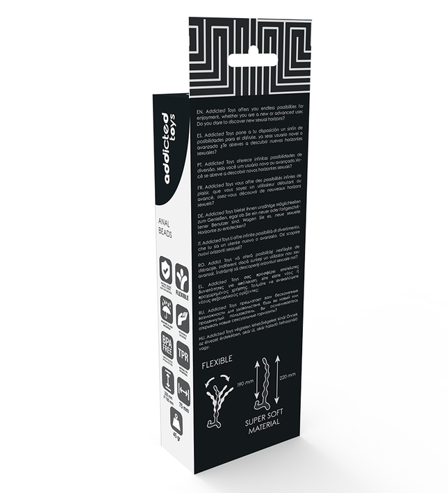 ADDICTED TOYS - ANAL BALLS 22 CM BLACK