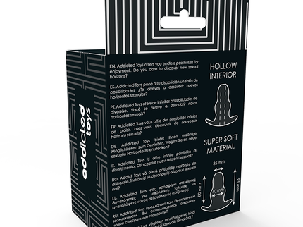 ADDICTED TOYS - MEDIUM ANAL DILATOR 9.5 CM - TRANSPARENT