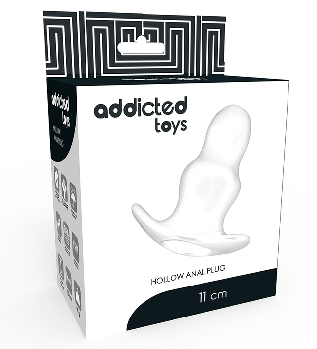 ADDICTED TOYS - MEDIUM ANAL DILATOR 9.5 CM - TRANSPARENT