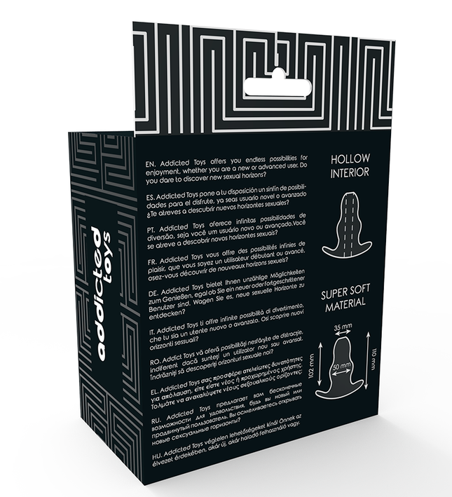 ADDICTED TOYS - MEDIUM ANAL DILATOR 11 CM - TRANSPARENT