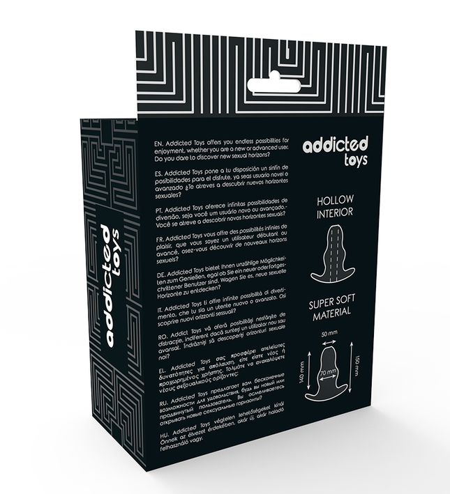 ADDICTED TOYS - LARGE ANAL DILATOR 15 CM - TRANSPARENT