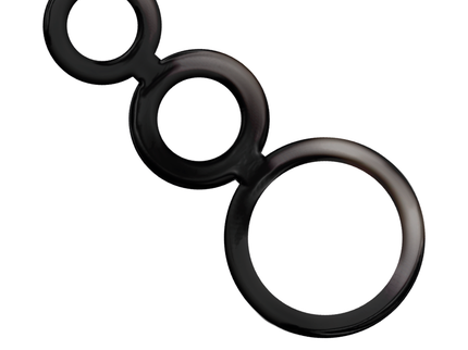 ADDICTED TOYS - RINGS SET FOR PENIS - SMOKED