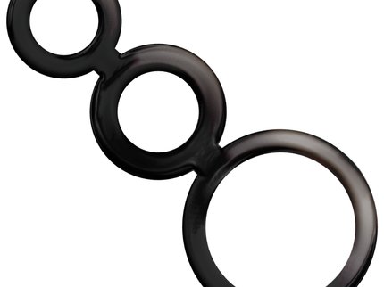 ADDICTED TOYS - RINGS SET FOR PENIS - SMOKED