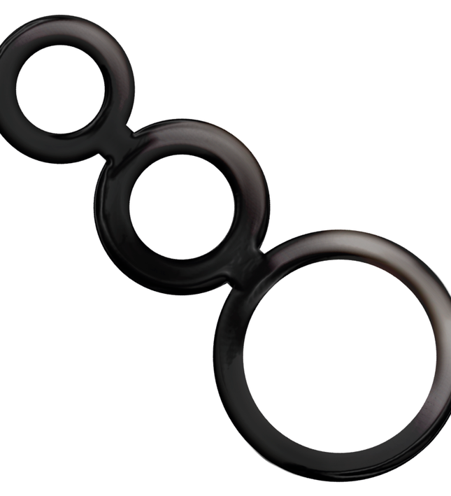 ADDICTED TOYS - RINGS SET FOR PENIS - SMOKED