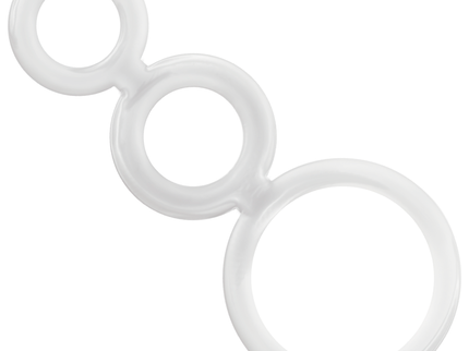 ADDICTED TOYS - RINGS SET FOR PENIS TRANSPARENT