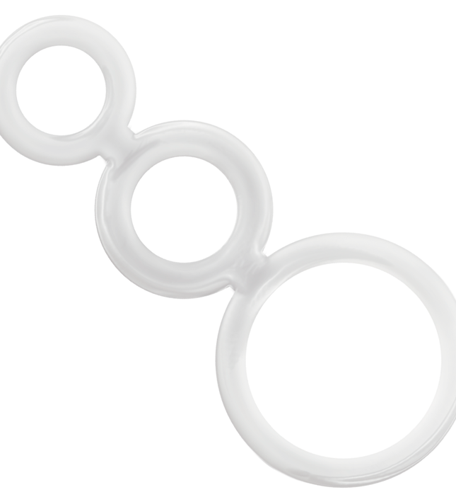 ADDICTED TOYS - RINGS SET FOR PENIS TRANSPARENT