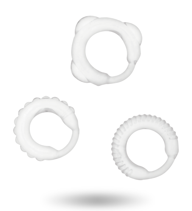 ADDICTED TOYS - C-RING SET CLEAR