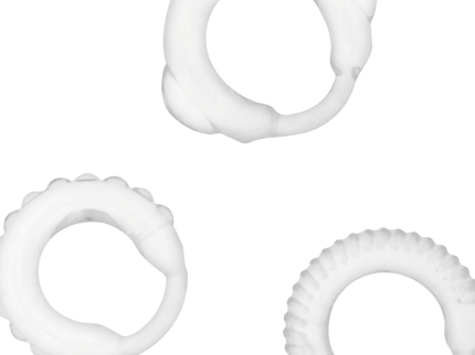 ADDICTED TOYS - C-RING SET CLEAR