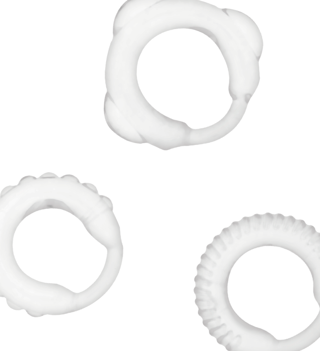 ADDICTED TOYS - C-RING SET CLEAR