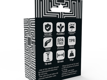 ADDICTED TOYS - POTENZ- C-RING PENIS BLACK