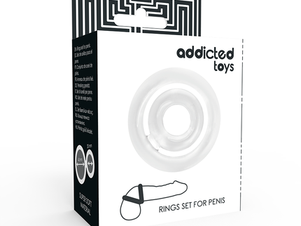 ADDICTED TOYS - POTENZ- C-RING PENIS CLEAR