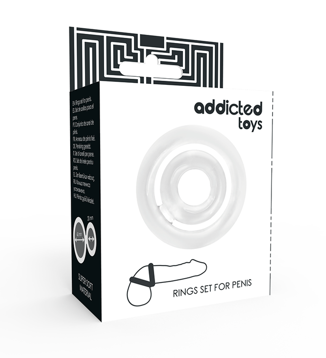 ADDICTED TOYS - POTENZ- C-RING PENIS CLEAR