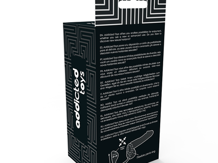 ADDICTED TOYS - ANAL PLUG WITH BLACK PENIS RING