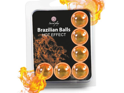 SECRETPLAY - SET 6 BRAZILIAN BALLS HEAT EFFECT