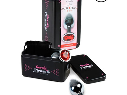 SECRETPLAY - ANAL PLUG SIZE L RED