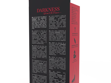 DARKNESS - SILICONE ANAL PLUG WITH GRAY TAIL