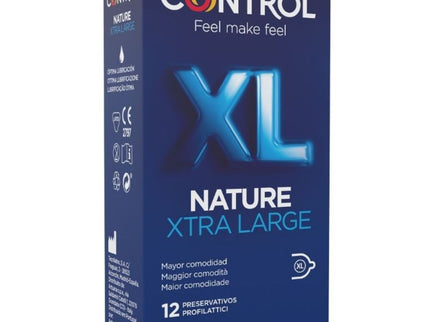 CONTROL - ADAPTA NATURE XL CONDOMS 12 UNITS